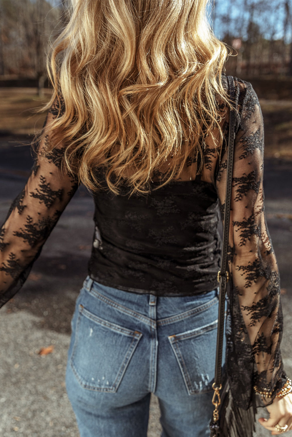 Midnight Muse Lace Top