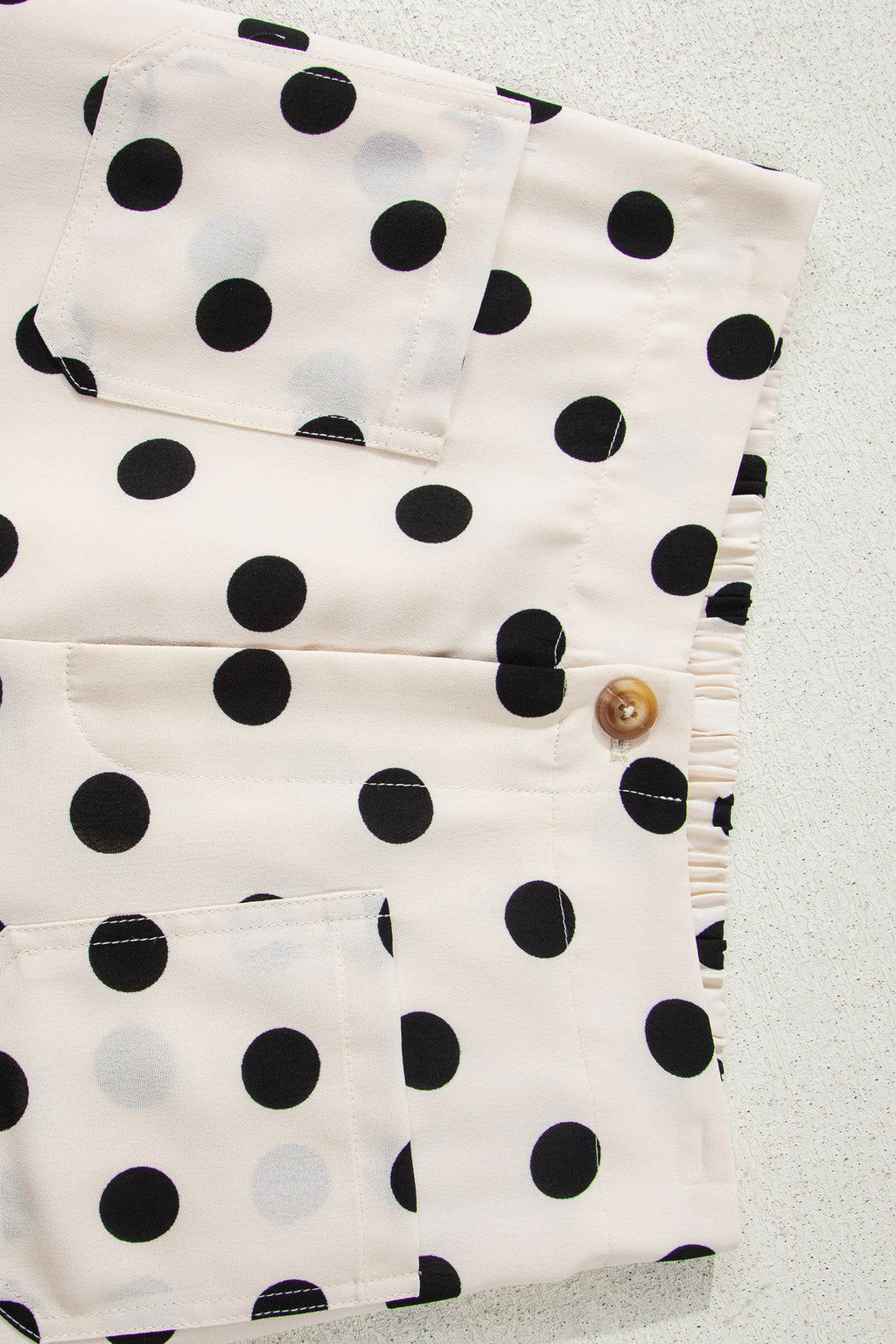 Polka Dot Straight Leg Pants