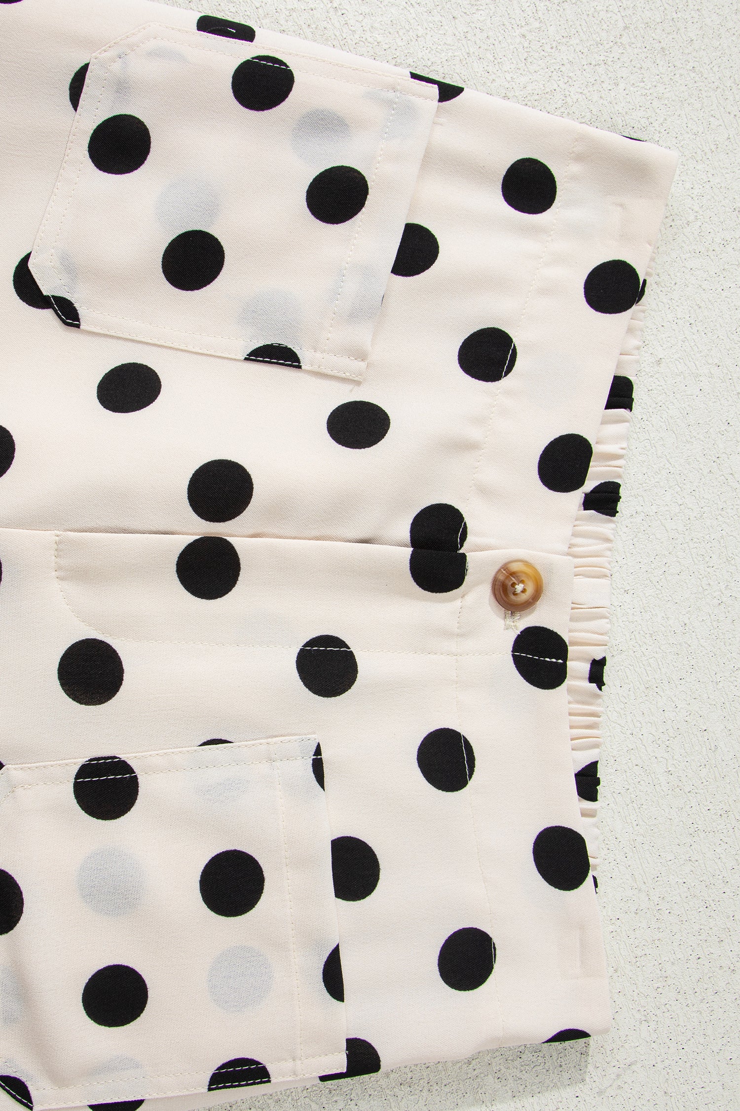 Polka Dot Straight Leg Pants