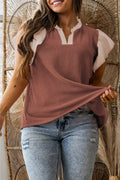 Chic Rose Frilly Blouse