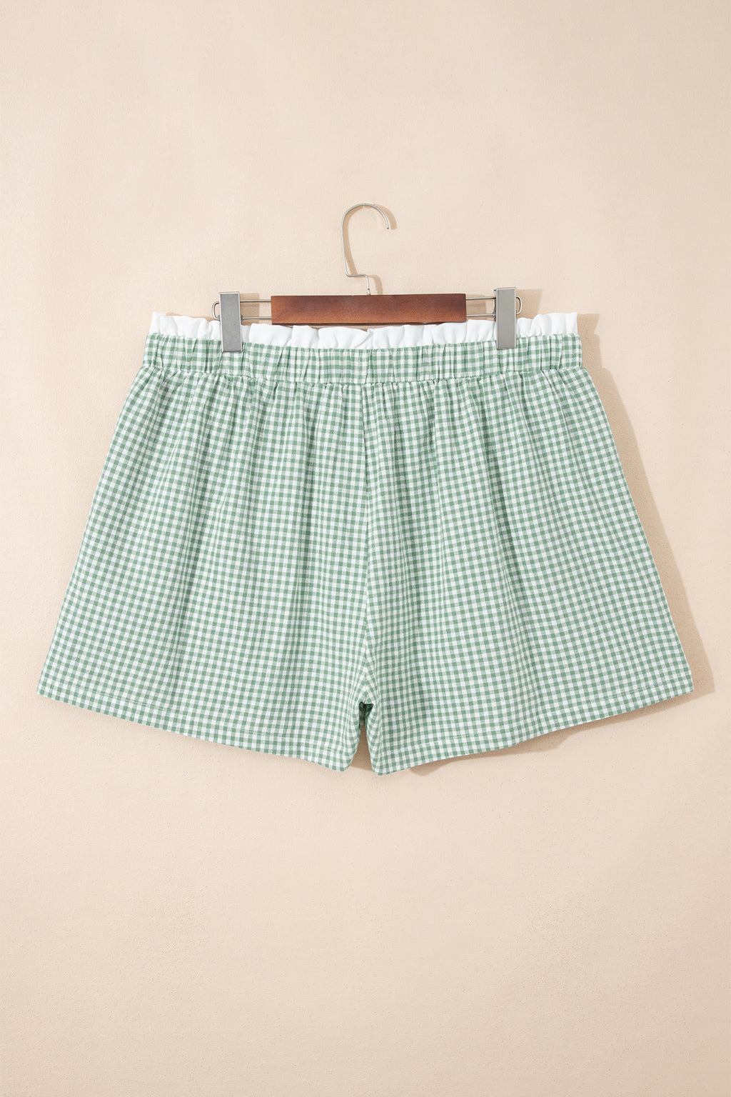 Savy Sage Plaid Shorts