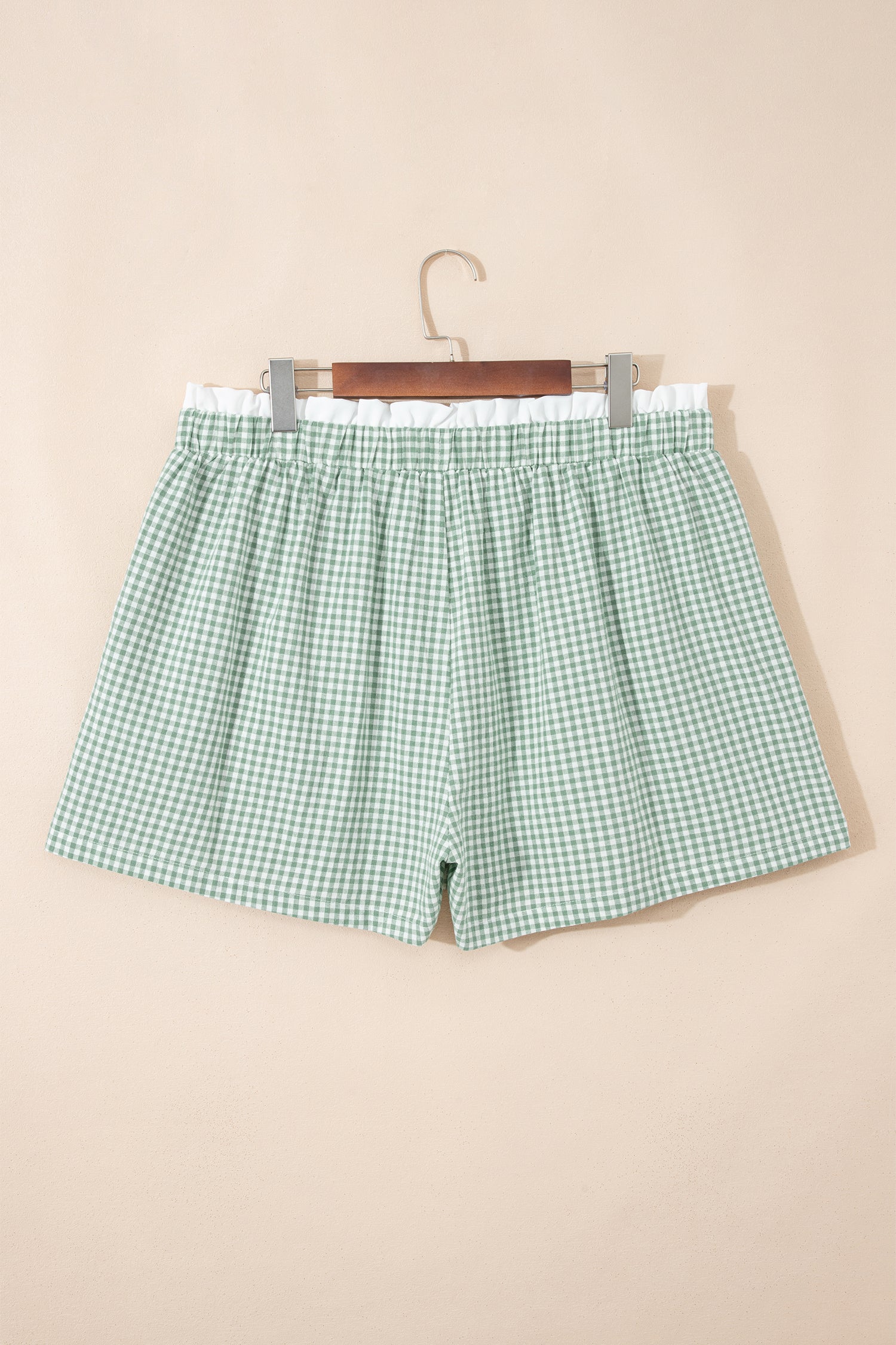 Savy Sage Plaid Shorts