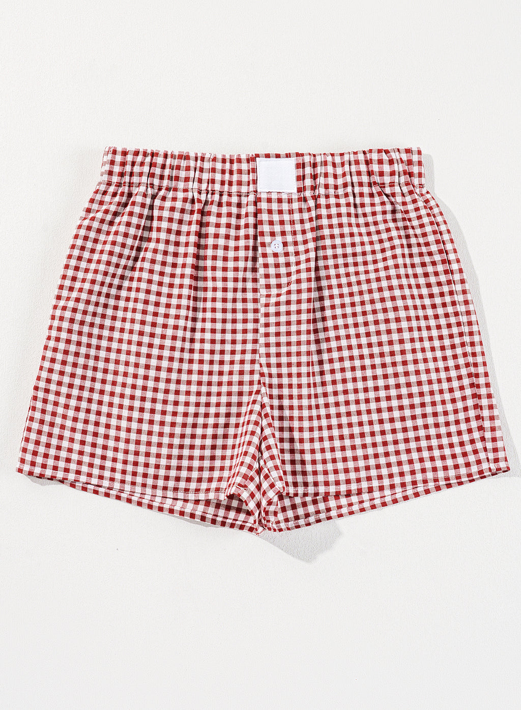 Red Gingham Shorts