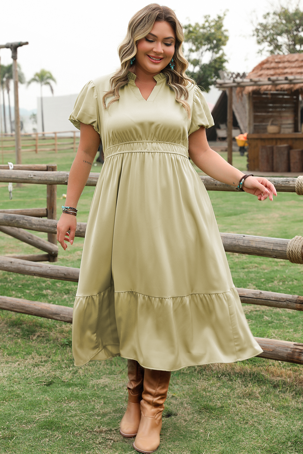 Chic Shine Maxi Dress