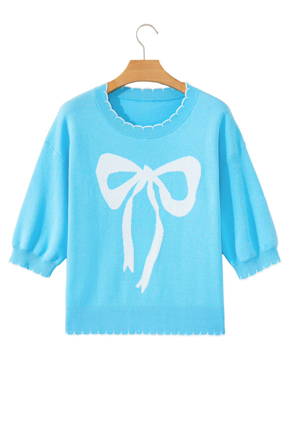 Cozy Light Blue Sweater