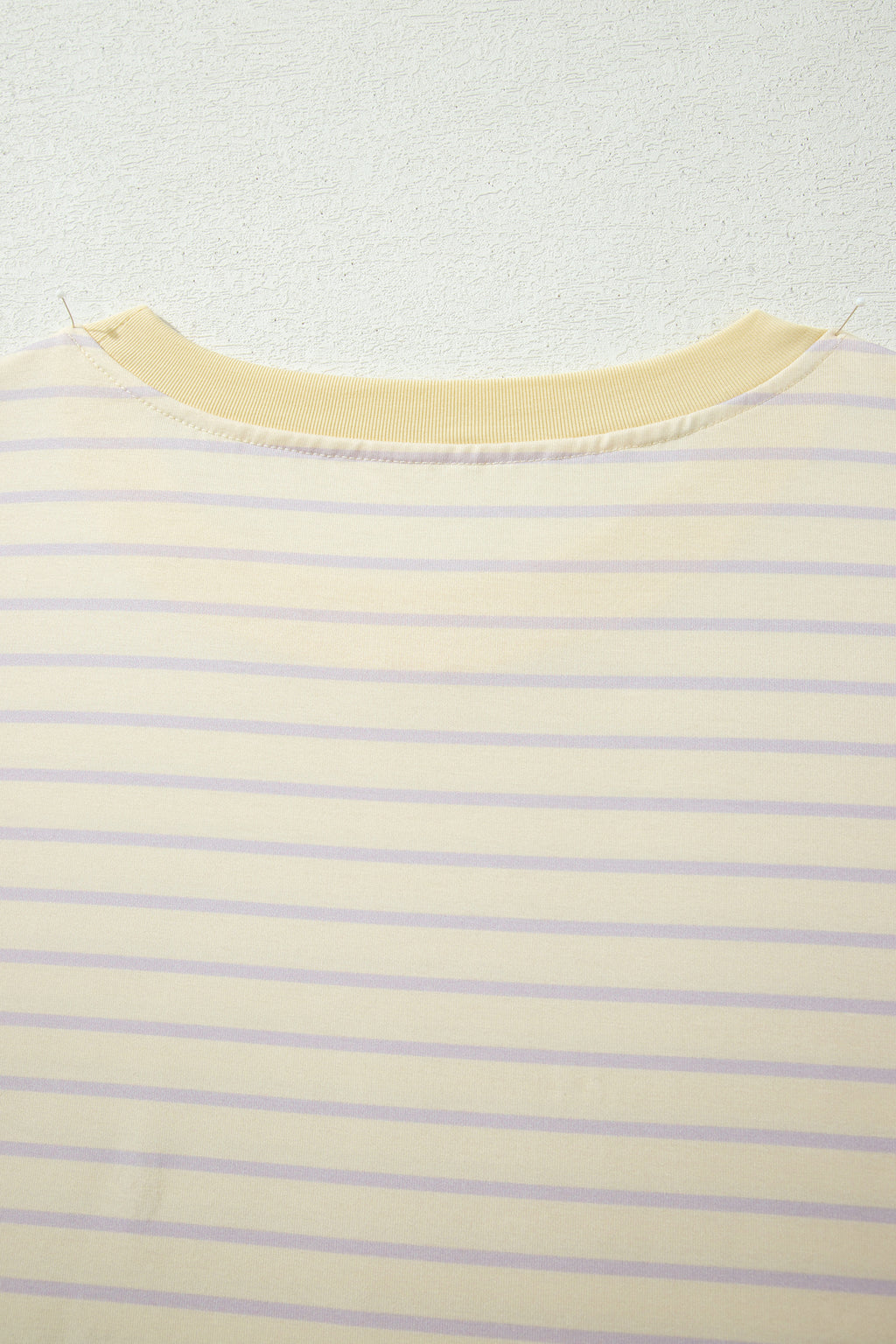 Yellow Stripe Relaxed Tee Drawstring Shorts 2pcs Outfit