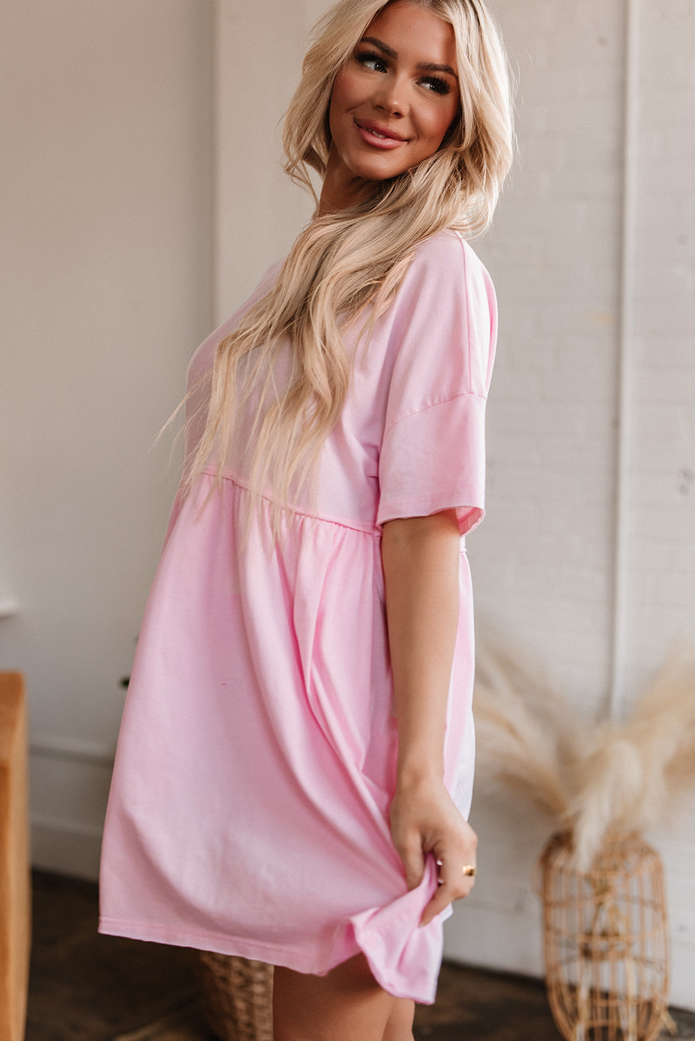 Blooming Babydoll Dress