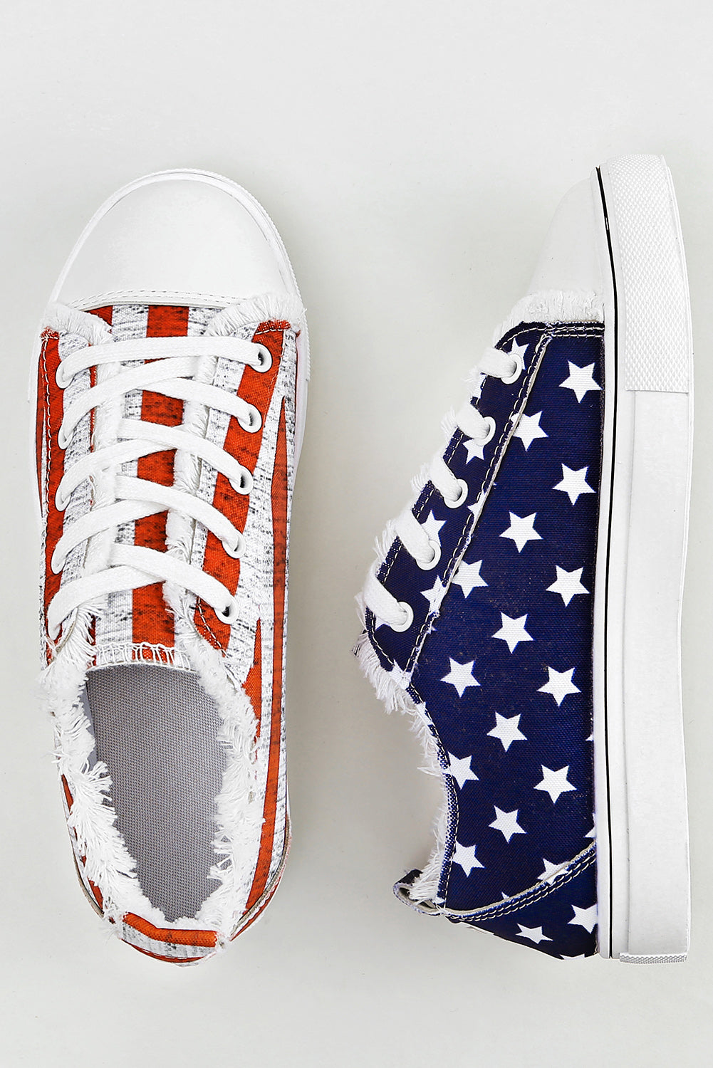 Red, White & Cute Sneakers