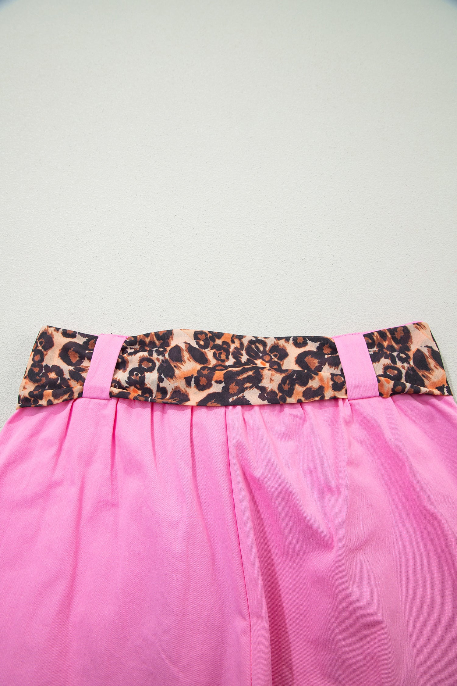 Bright Pink Leopard Shorts