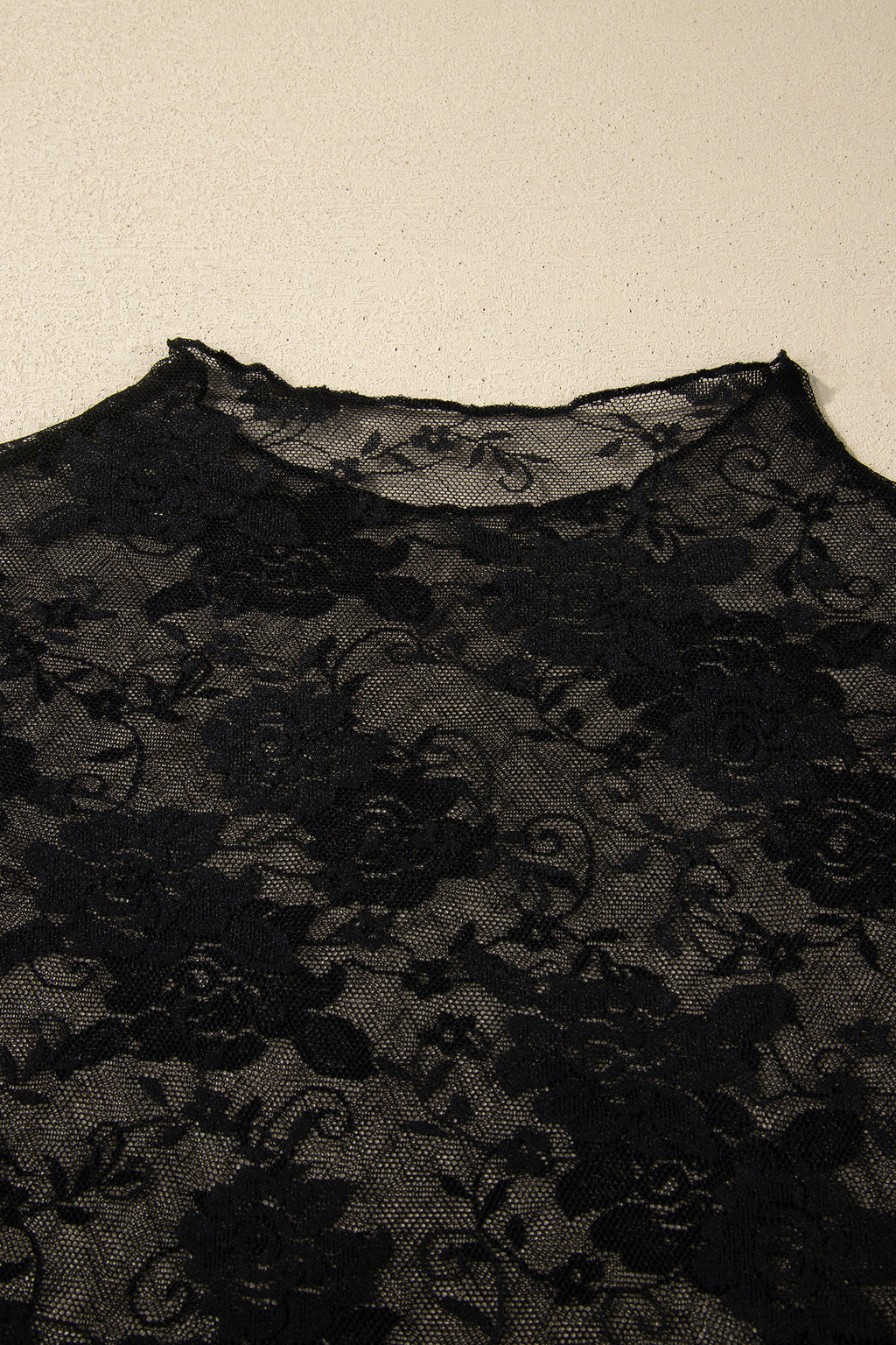 Lux Midnight Sheer Top