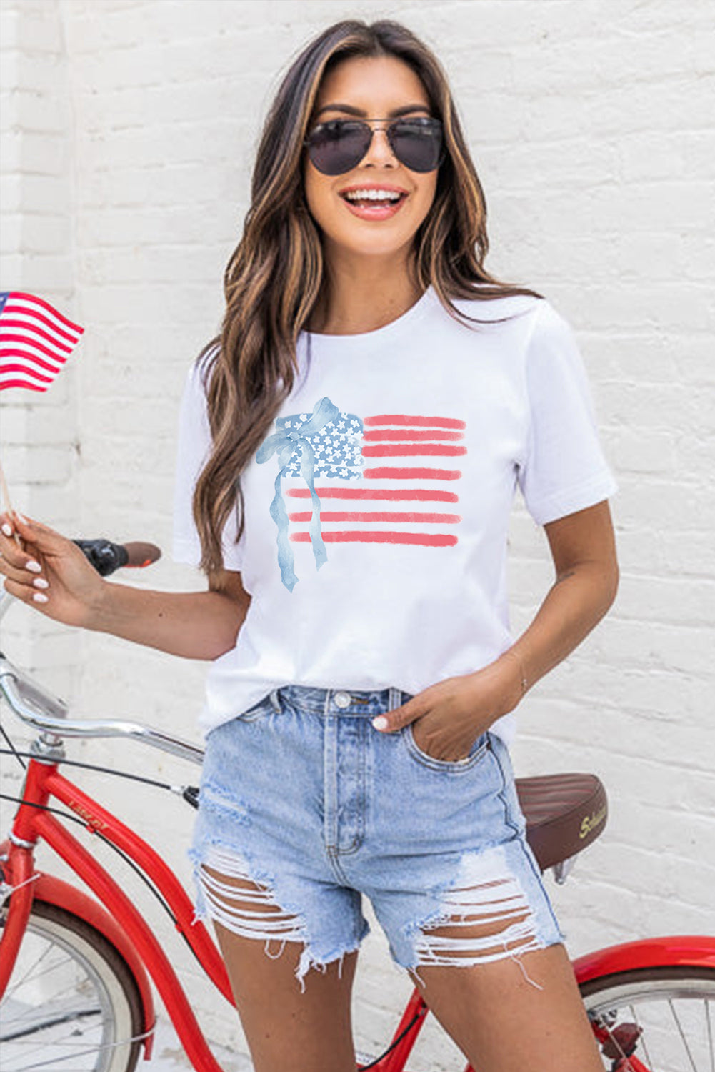 American Flag Bow