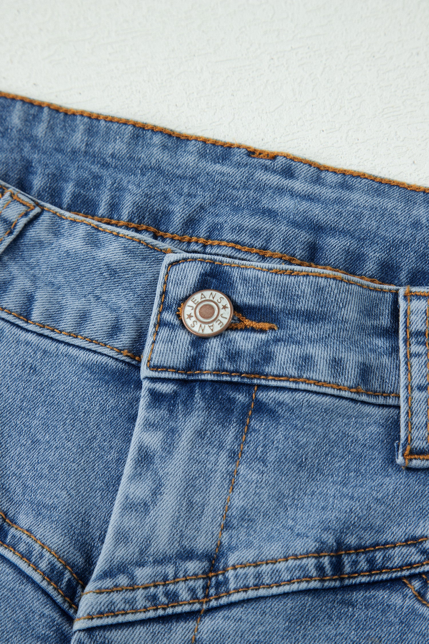 Ivy Seam Denim Shorts