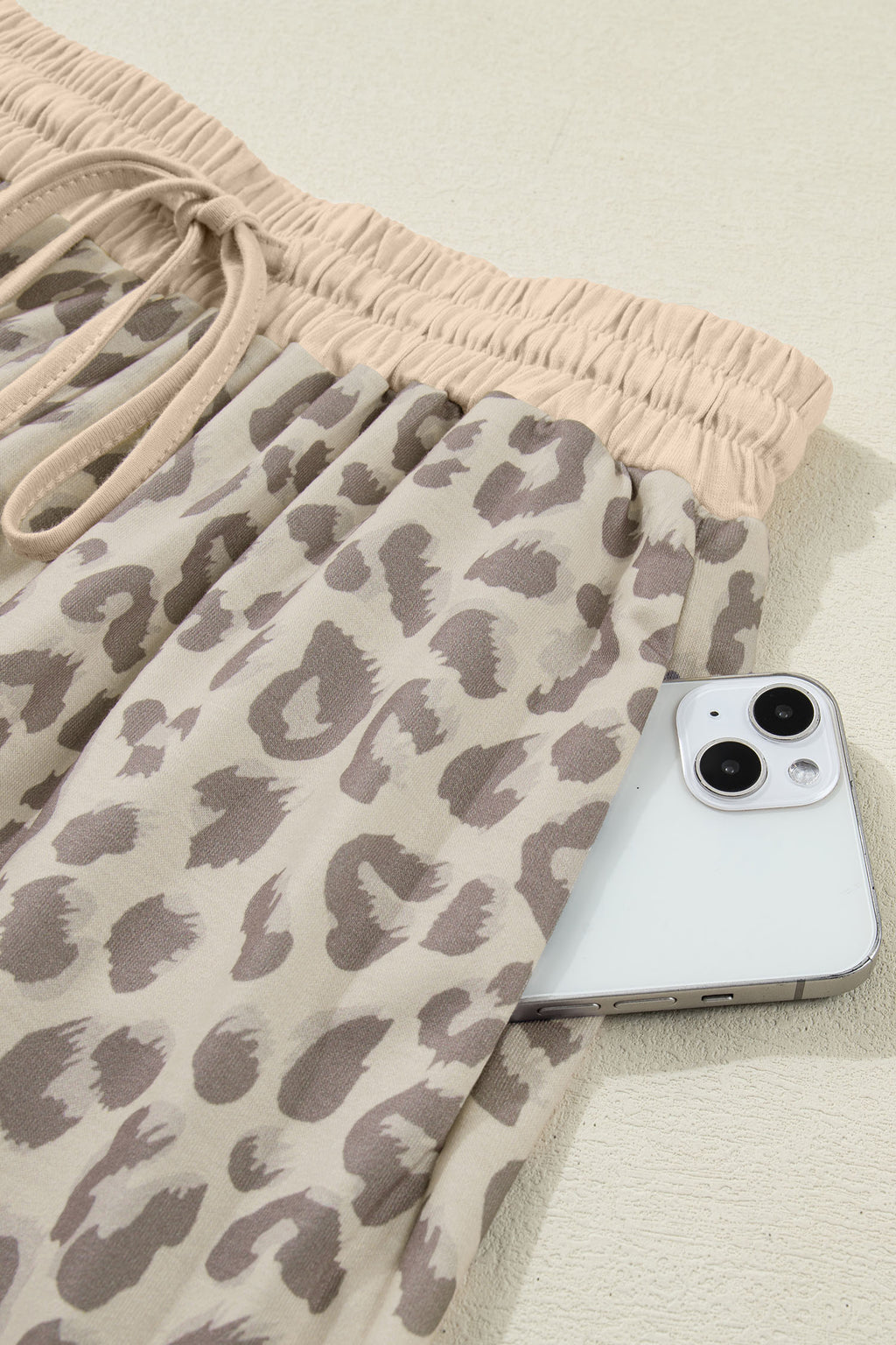 Leopard Printed 2pcs Short Set