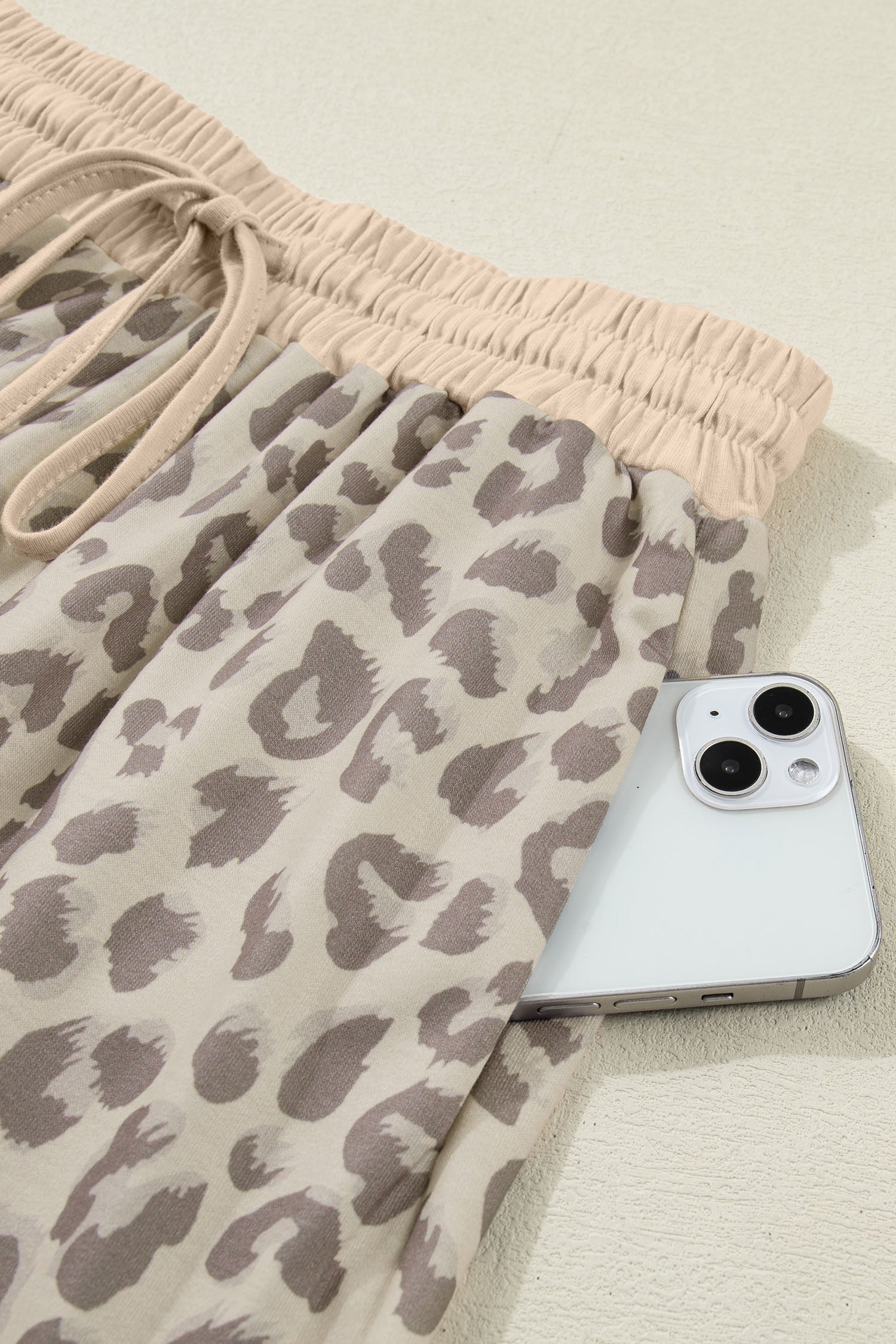 Leopard Printed 2pcs Short Set