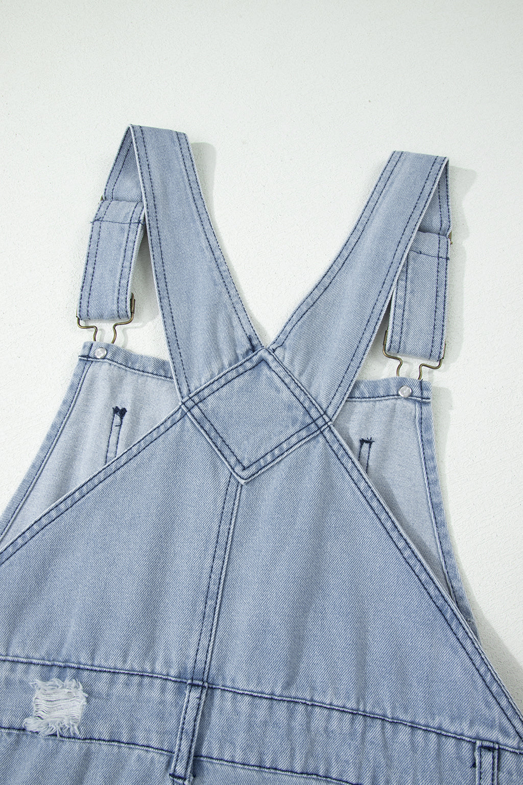 Retro Denim Overall Jumpsuit