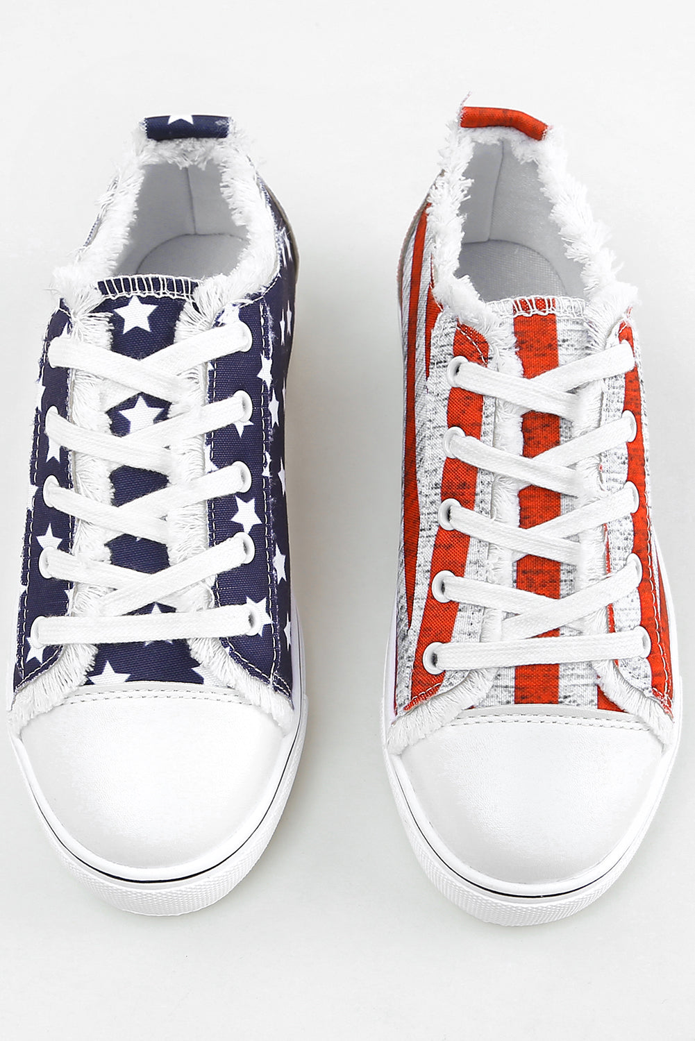 Red, White & Cute Sneakers