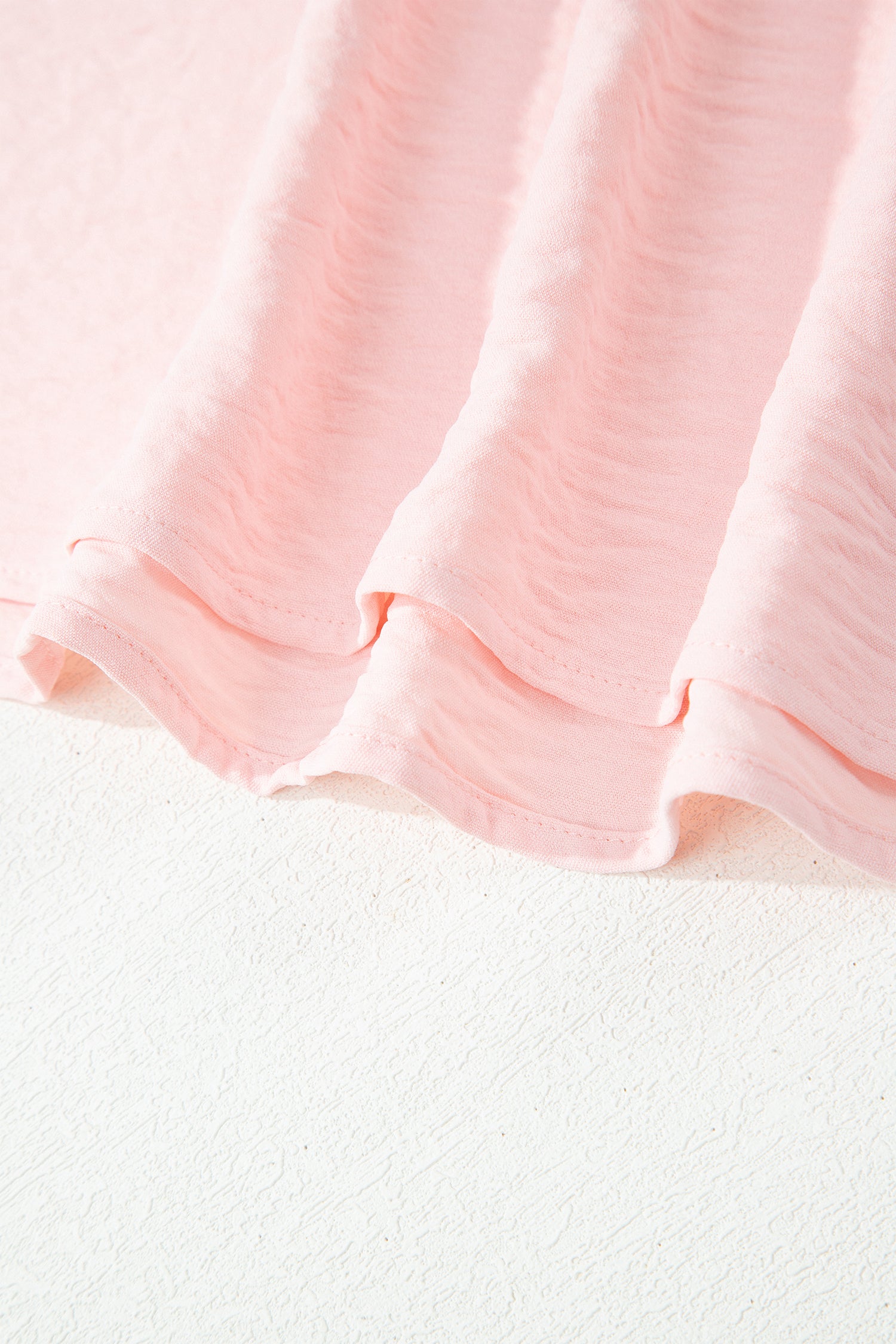 Light Pink Short Sleeve Blouse