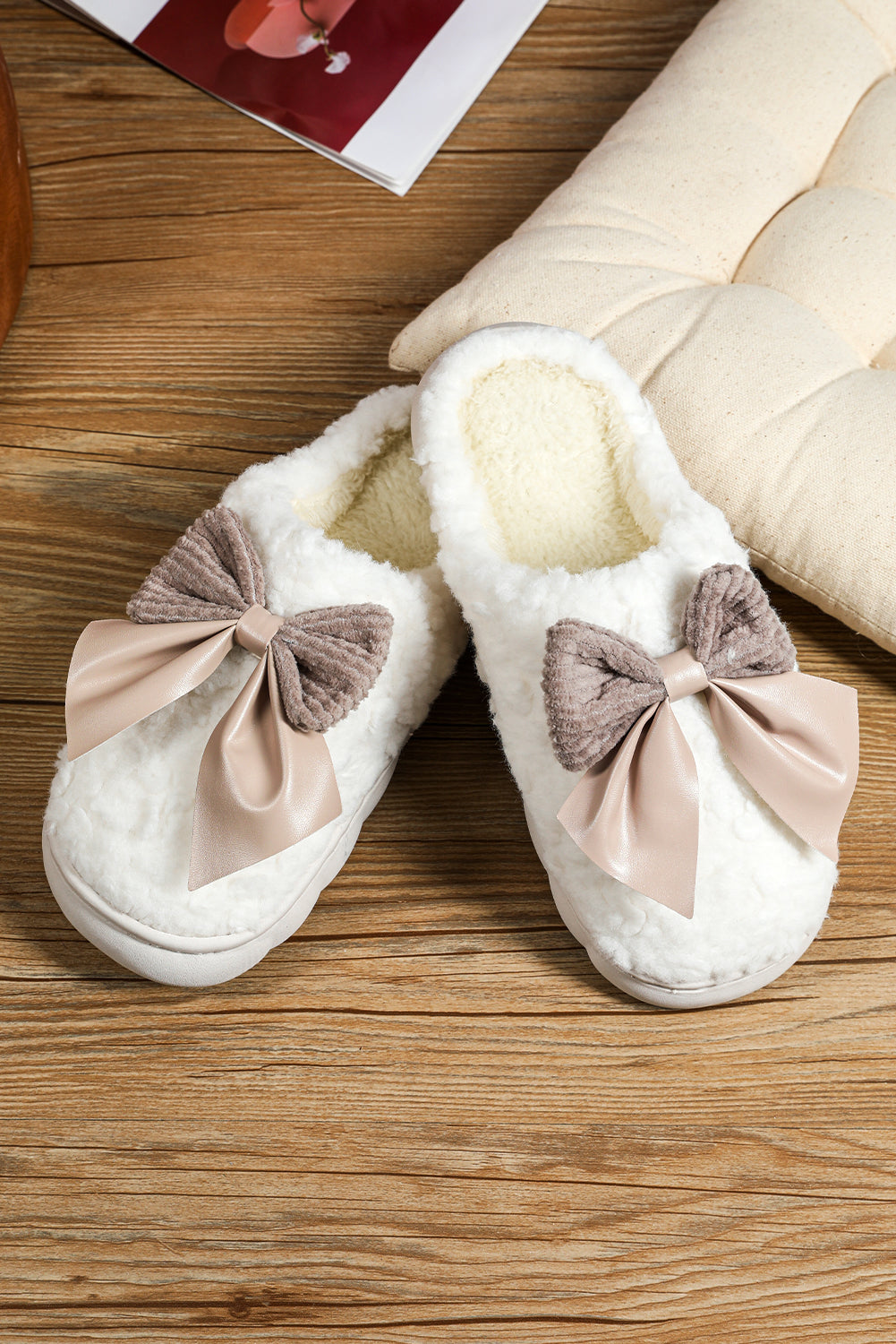 Soft Life Bow Slippers