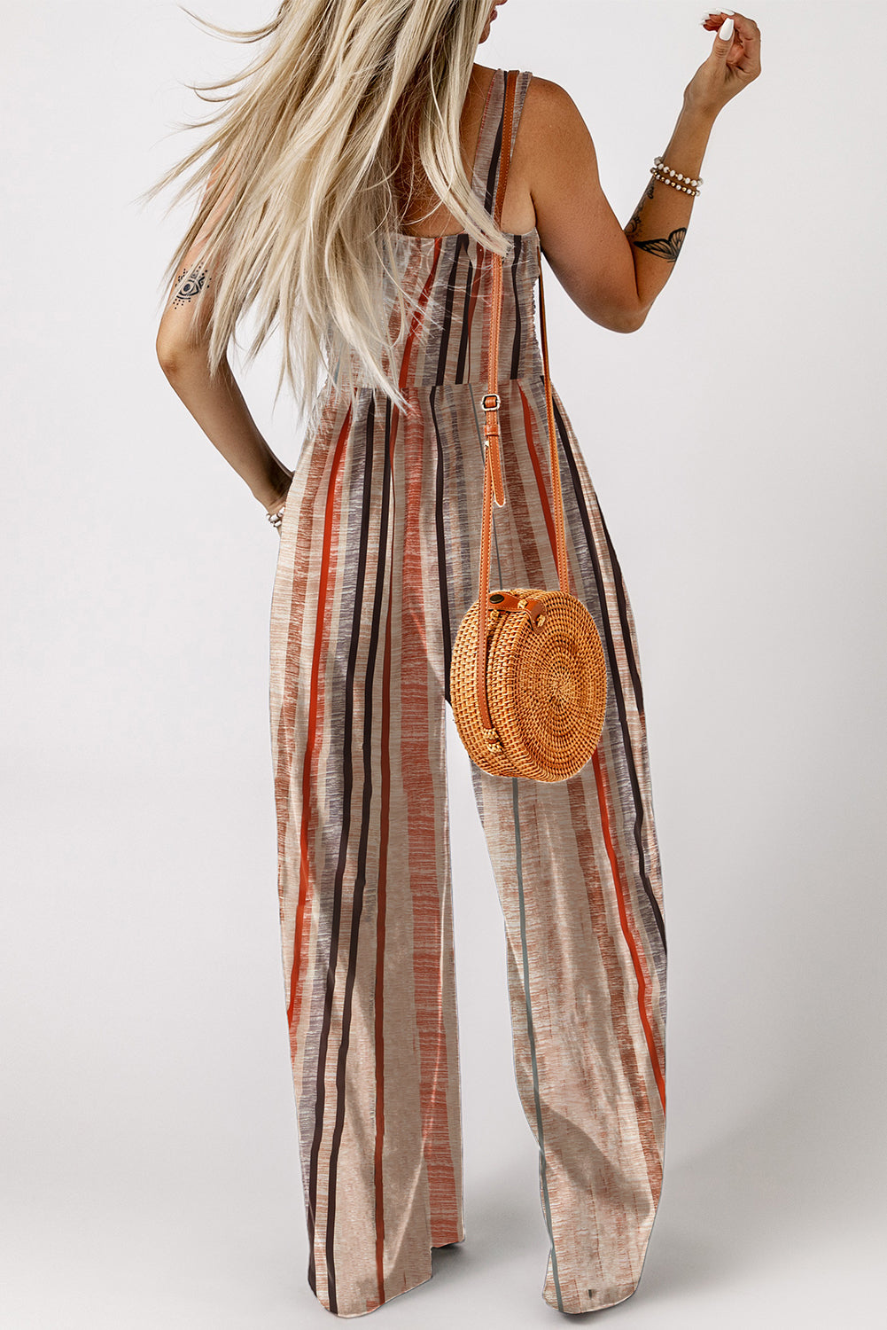 Boho Stripe Jumpsuit
