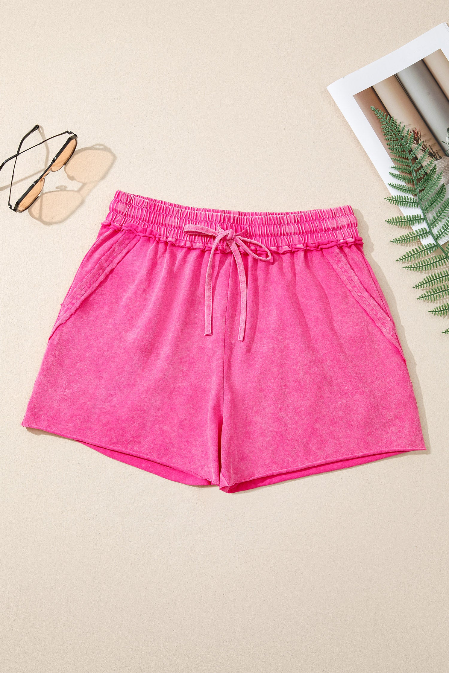 Rose Red Shorts