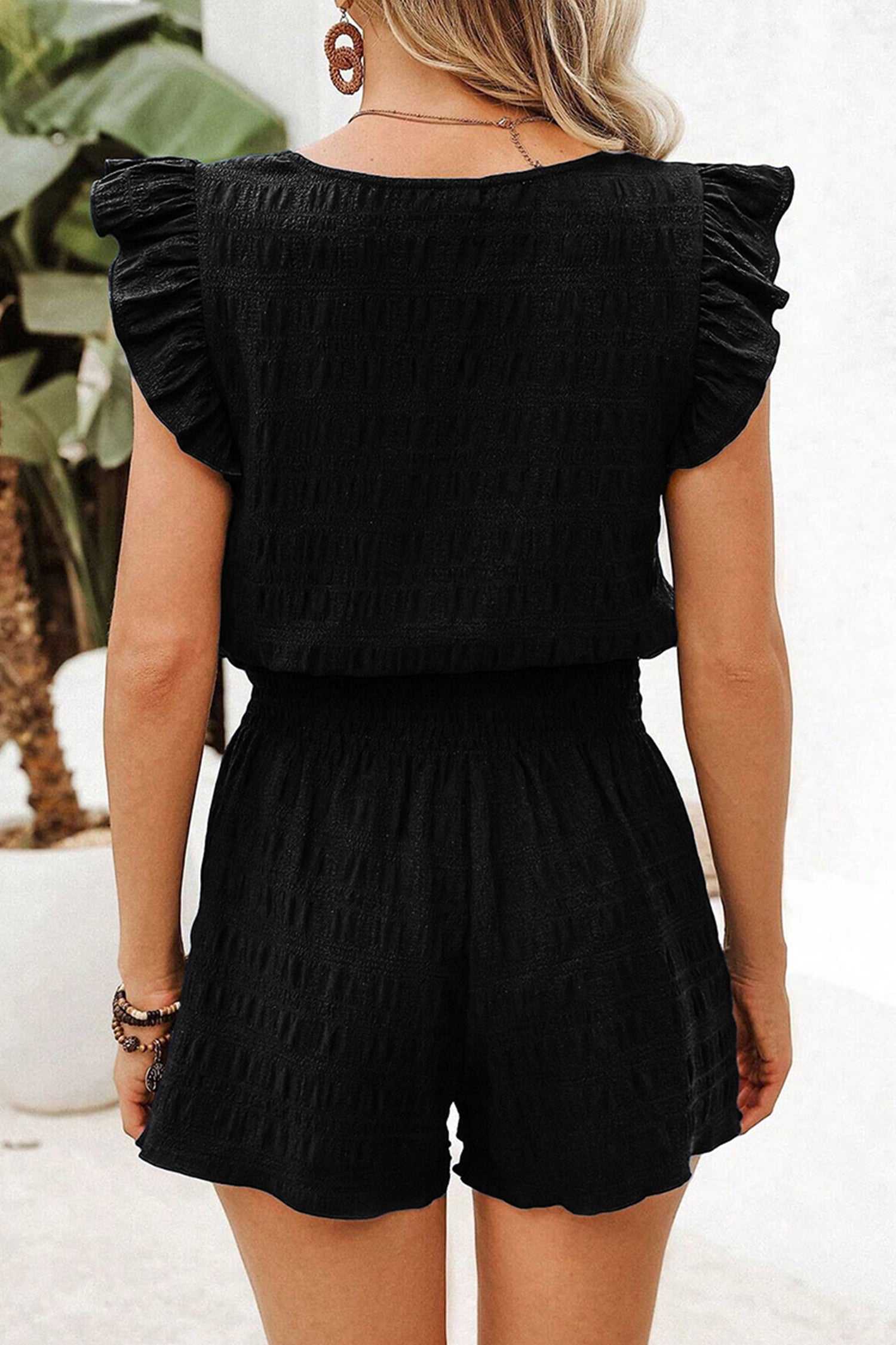 Black Shorts Set