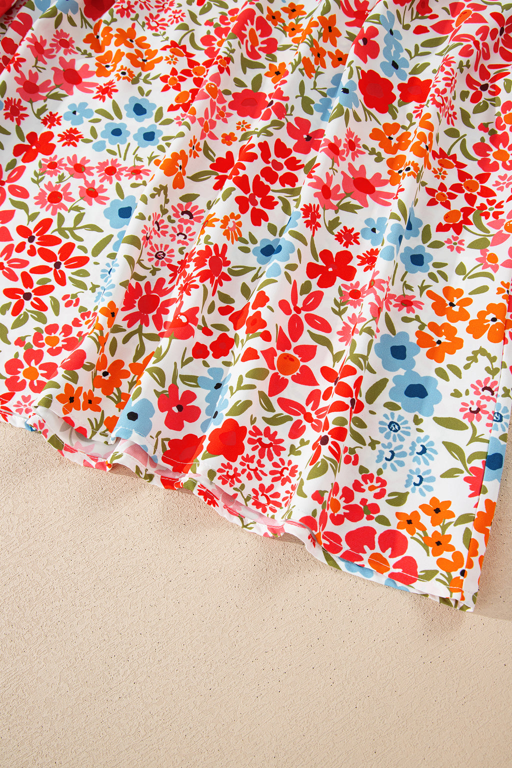 Rosey Floral Chic Mini Dress