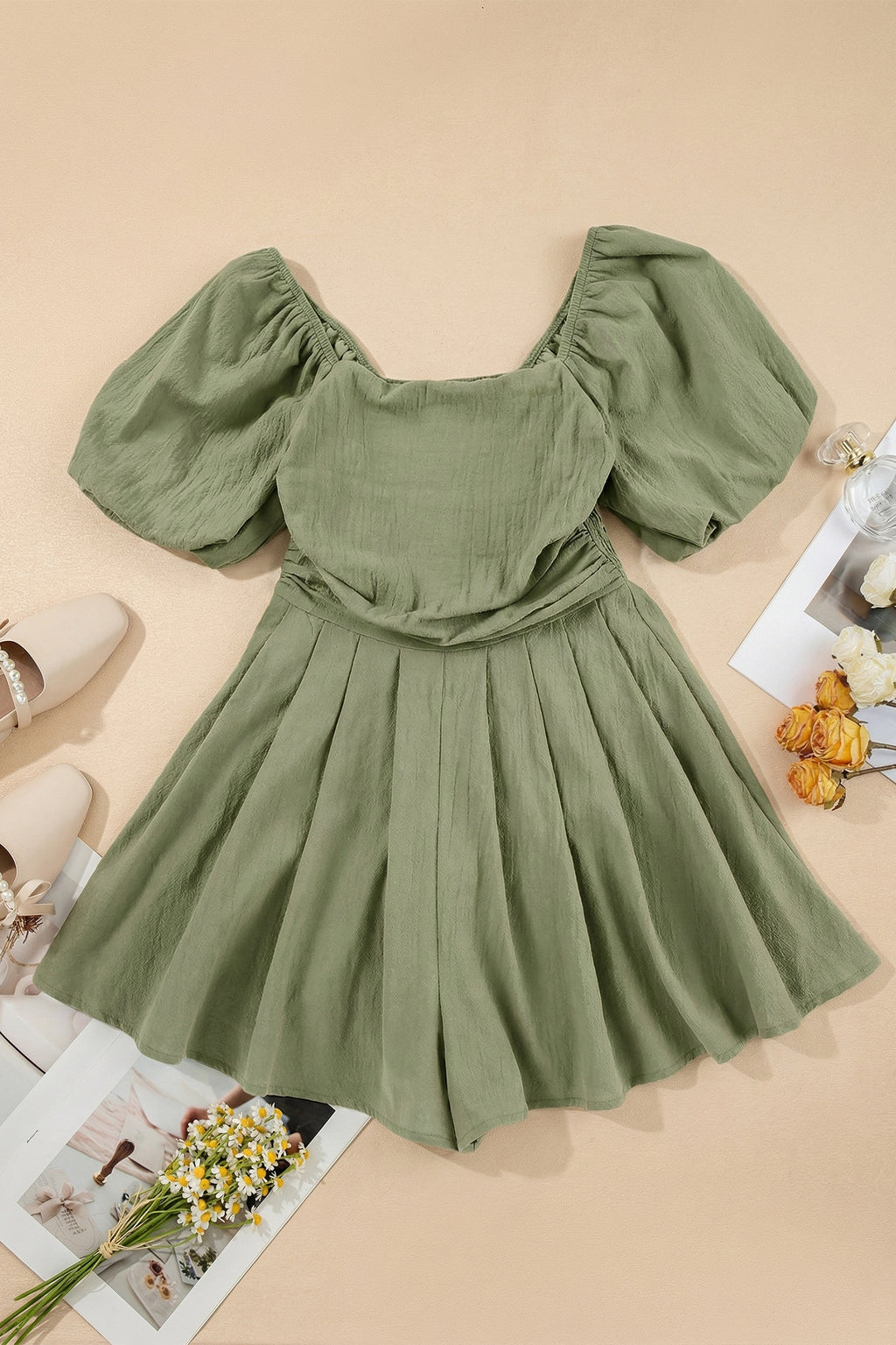 Blooming Sage Romper