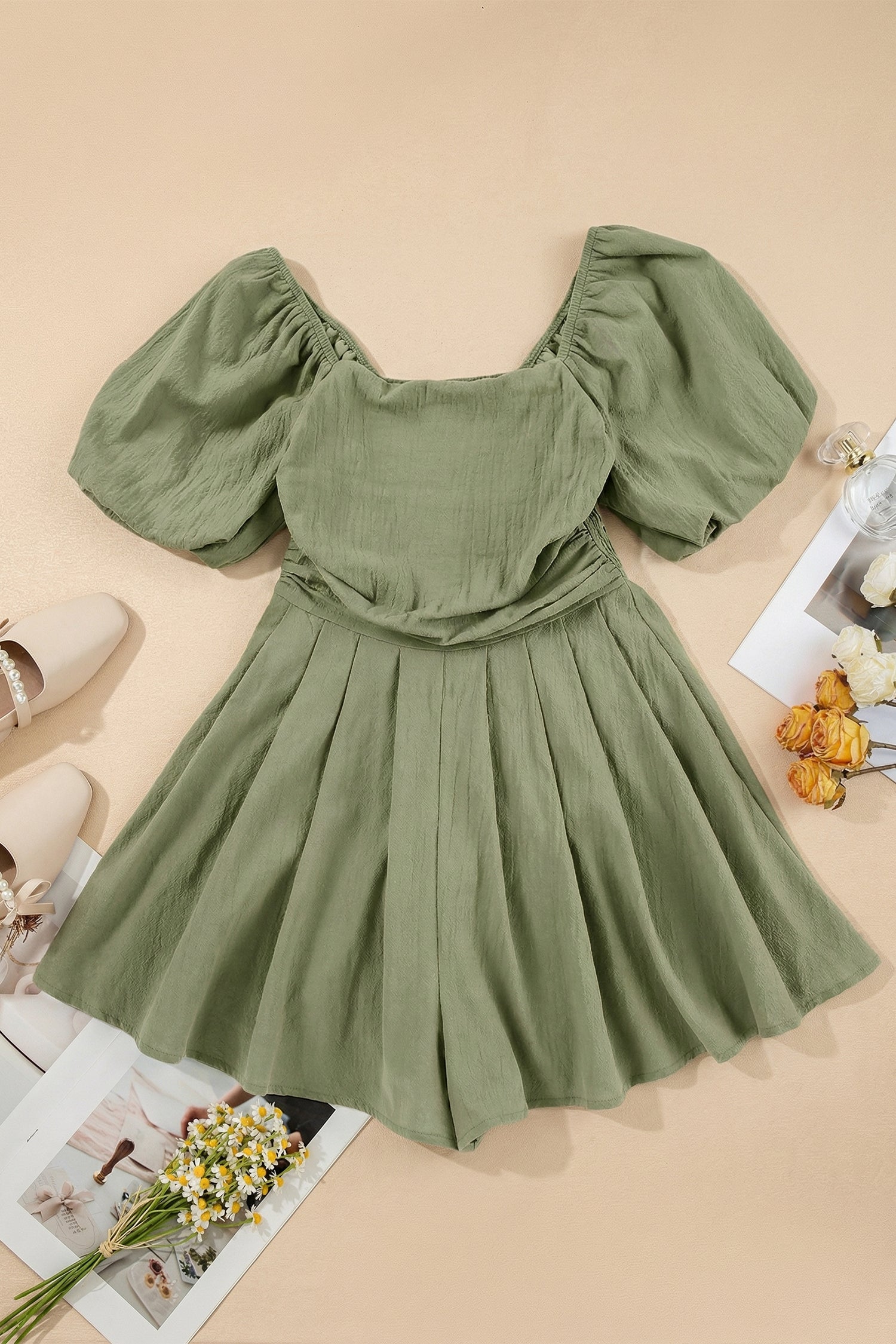 Blooming Sage Romper