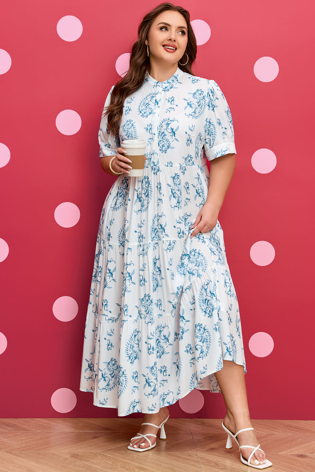 Shabby Flowing Maxi Dress