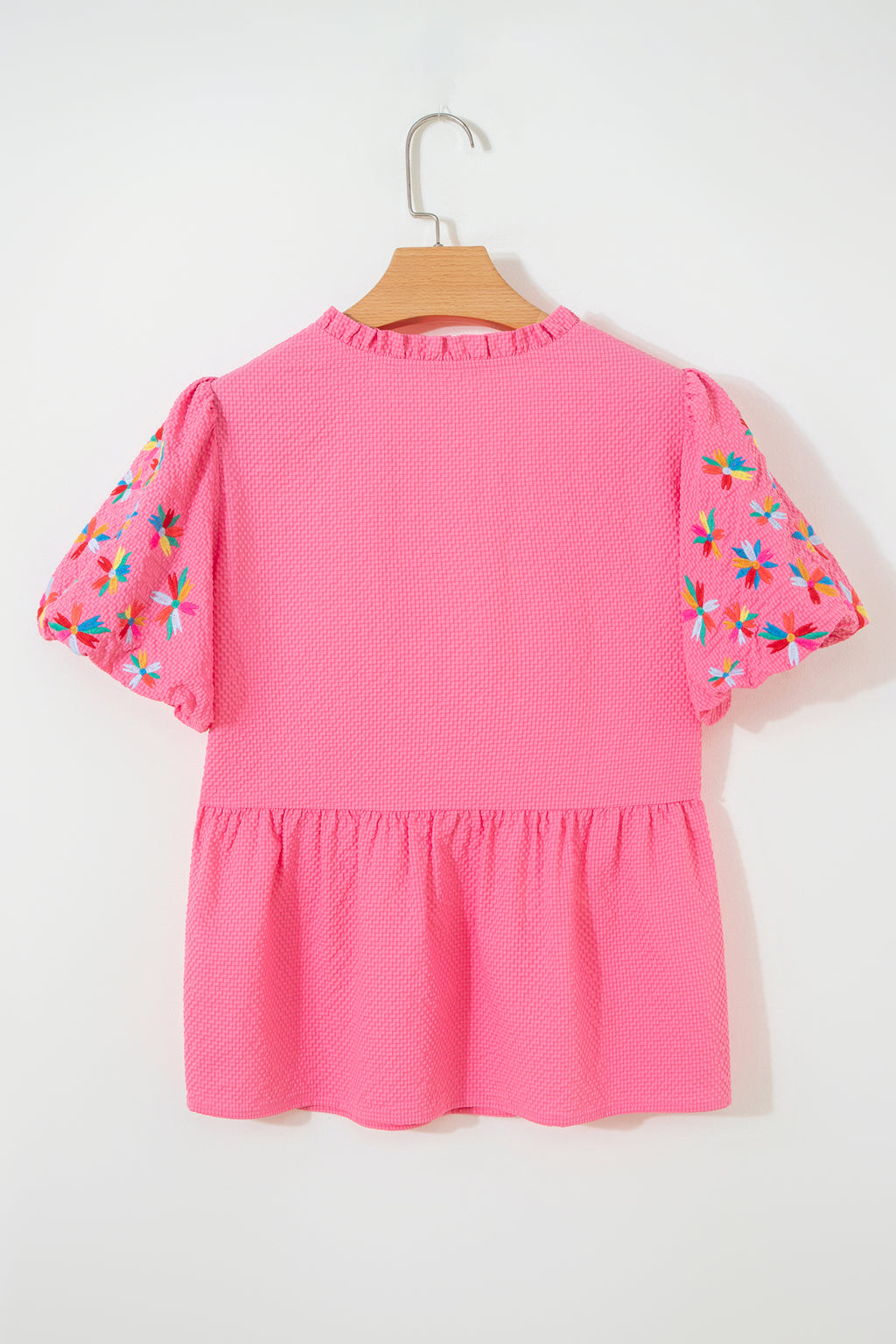 Blush Bloom Peplum Top