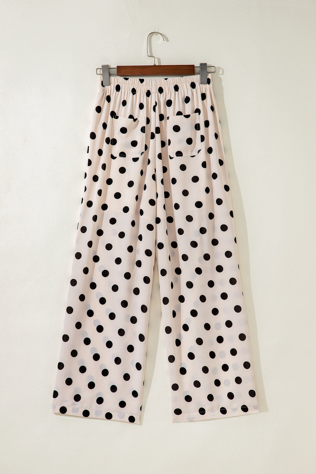 Polka Dot Straight Leg Pants