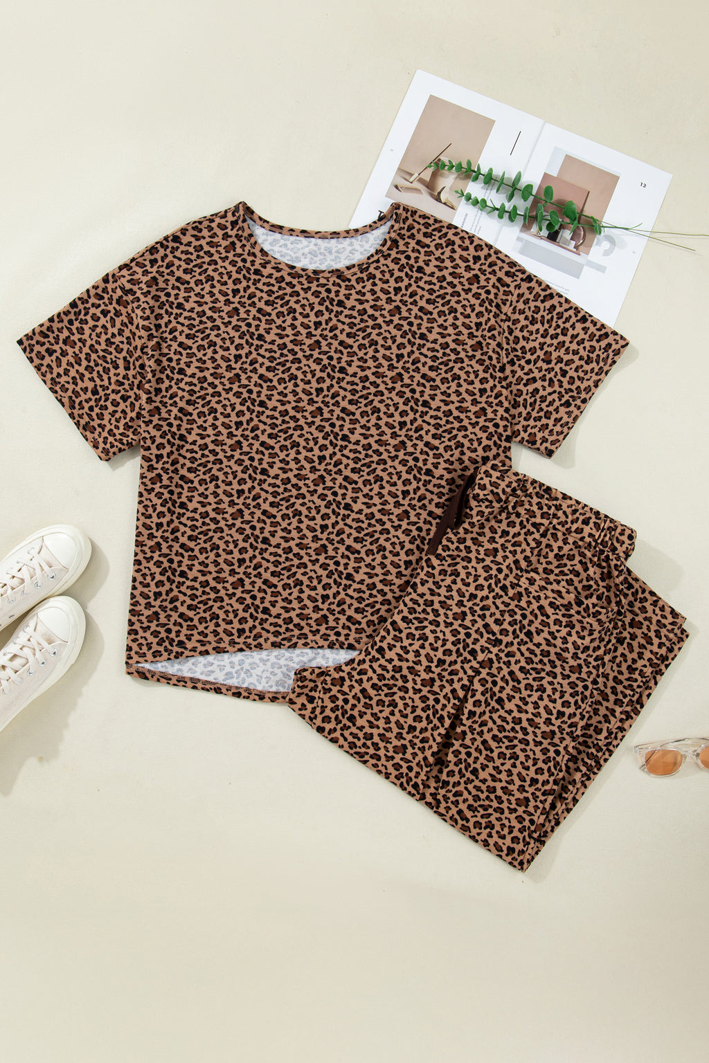 Wild Luxe Leopard Lounge Set
