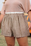 Cozy Check Lounge Shorts