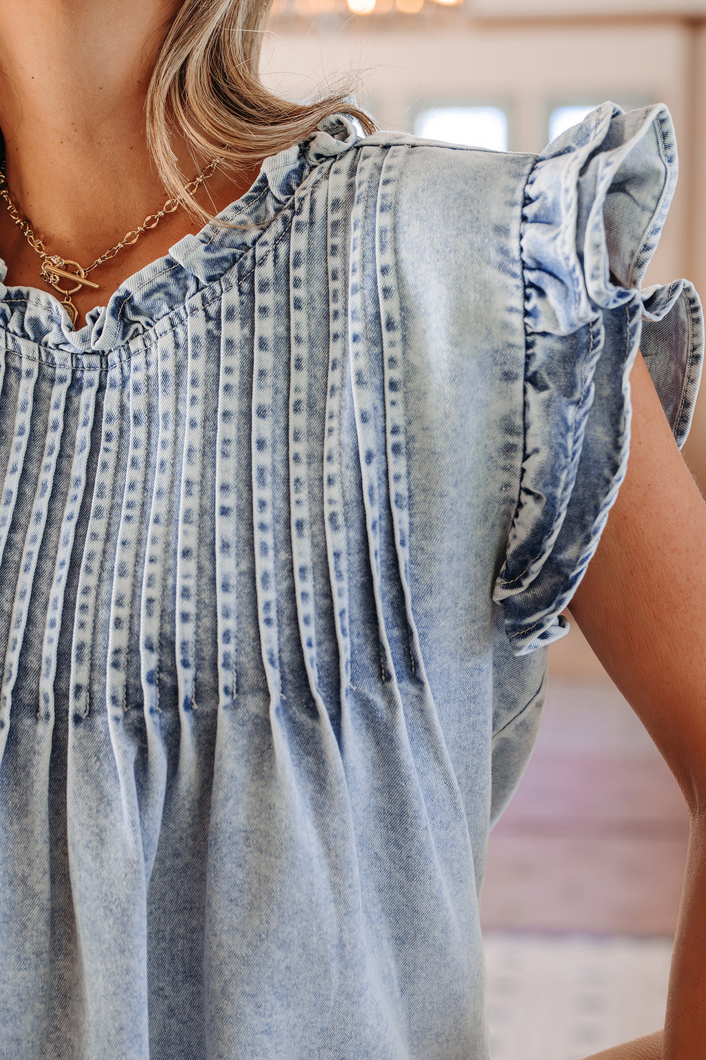 Soft Breeze Denim Top