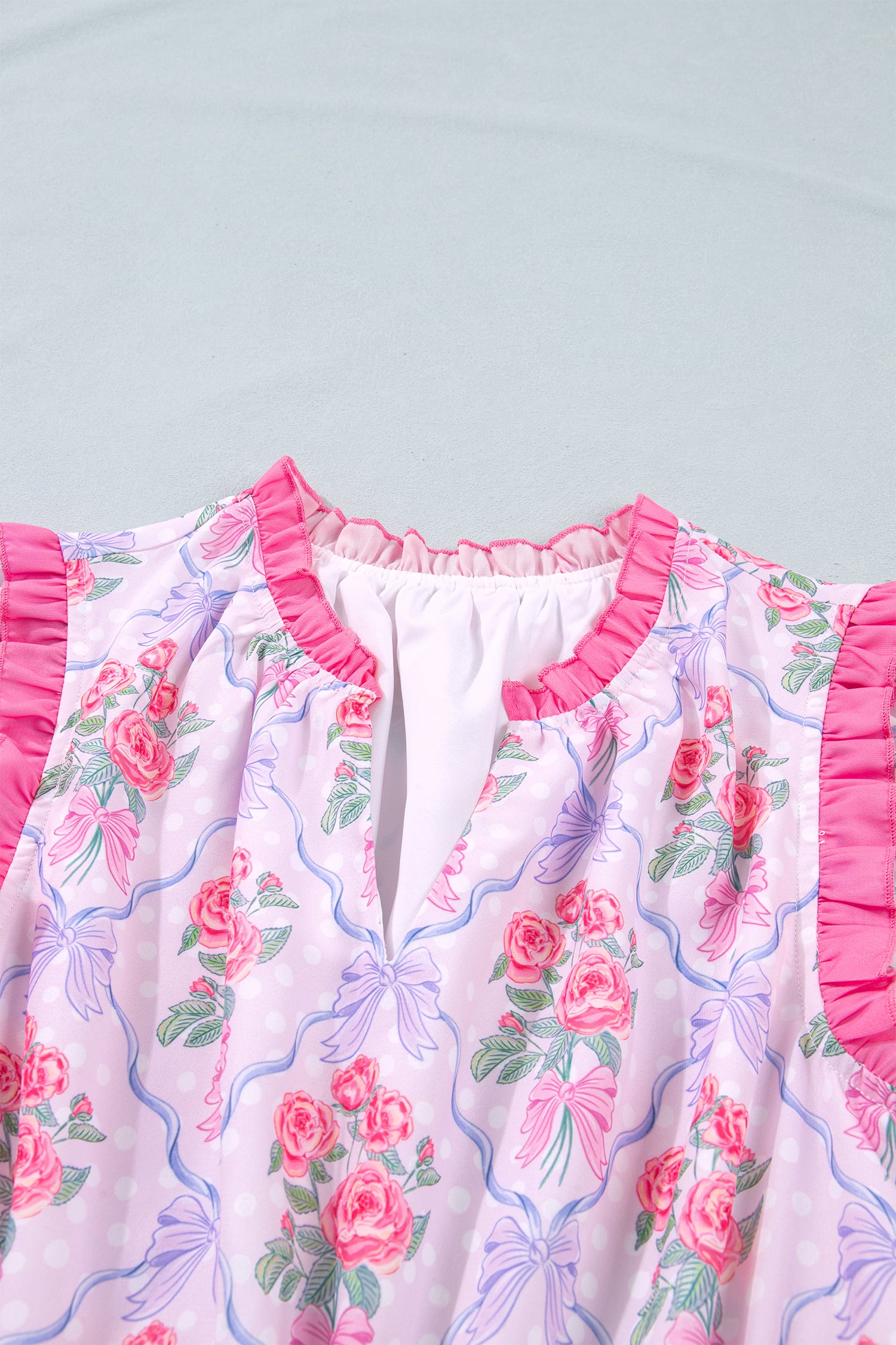 Violet Bloom Ruffle Dress