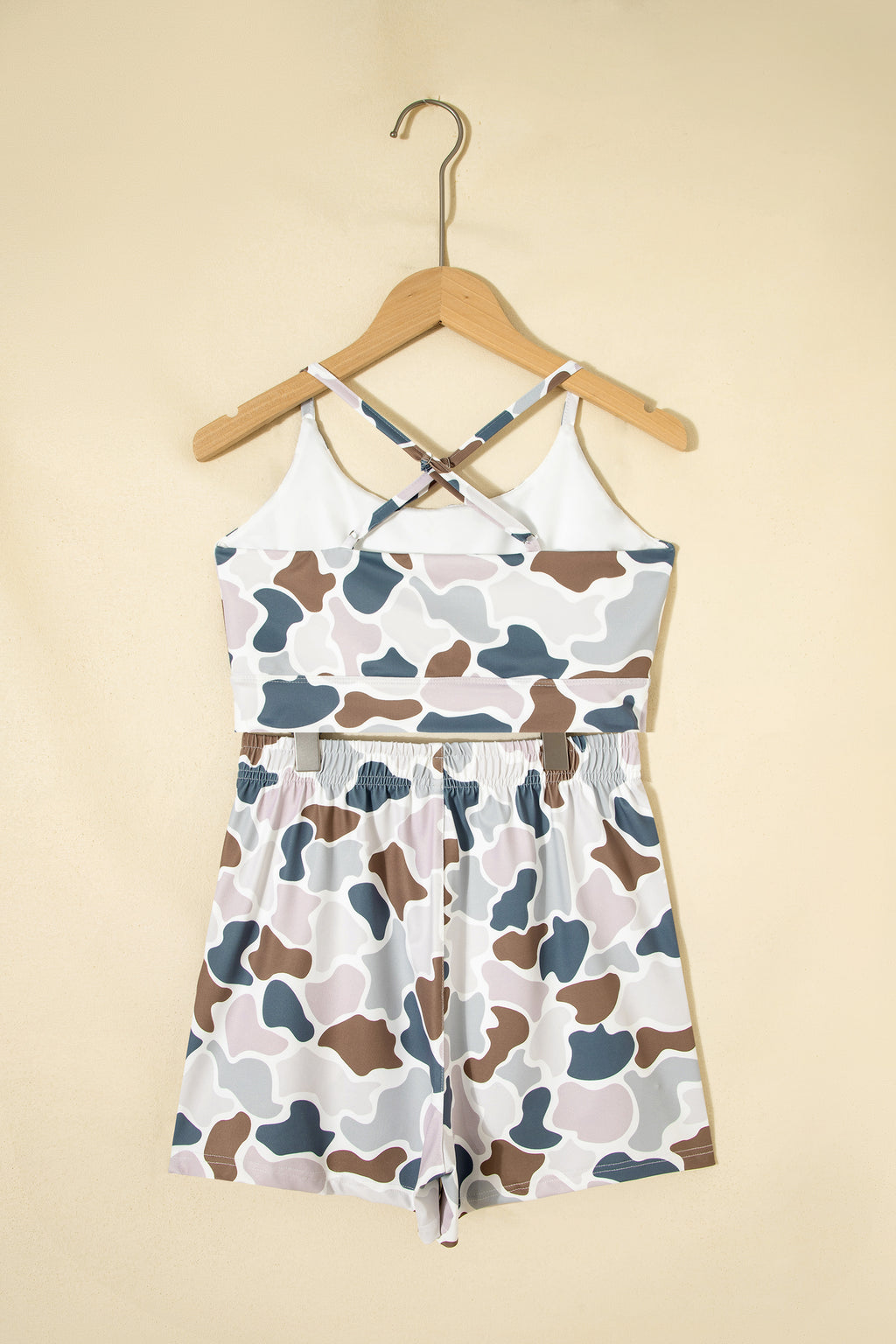 Camouflage Cropped Tank 2PCS
