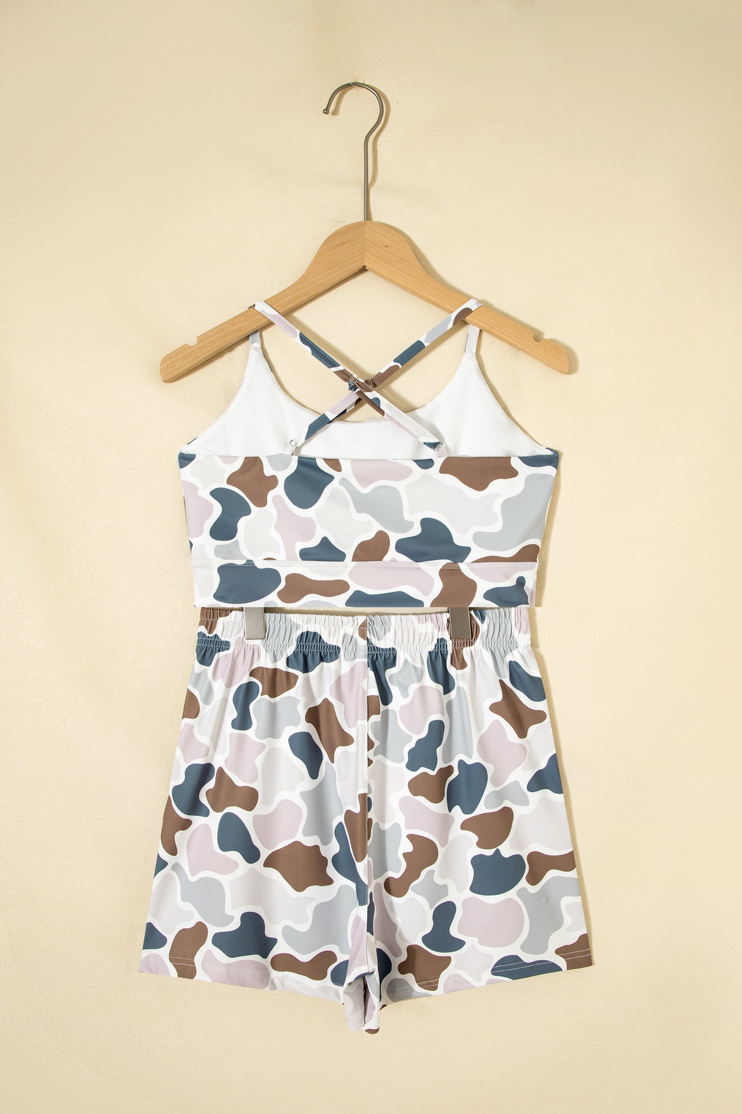 Camouflage Cropped Tank 2PCS