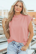 Effortless Coral Chic Top