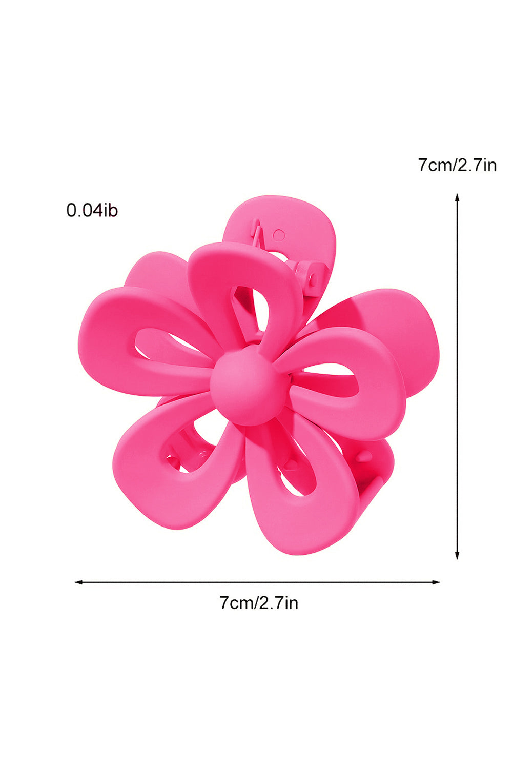 Rose Red Sweet Claw Clip