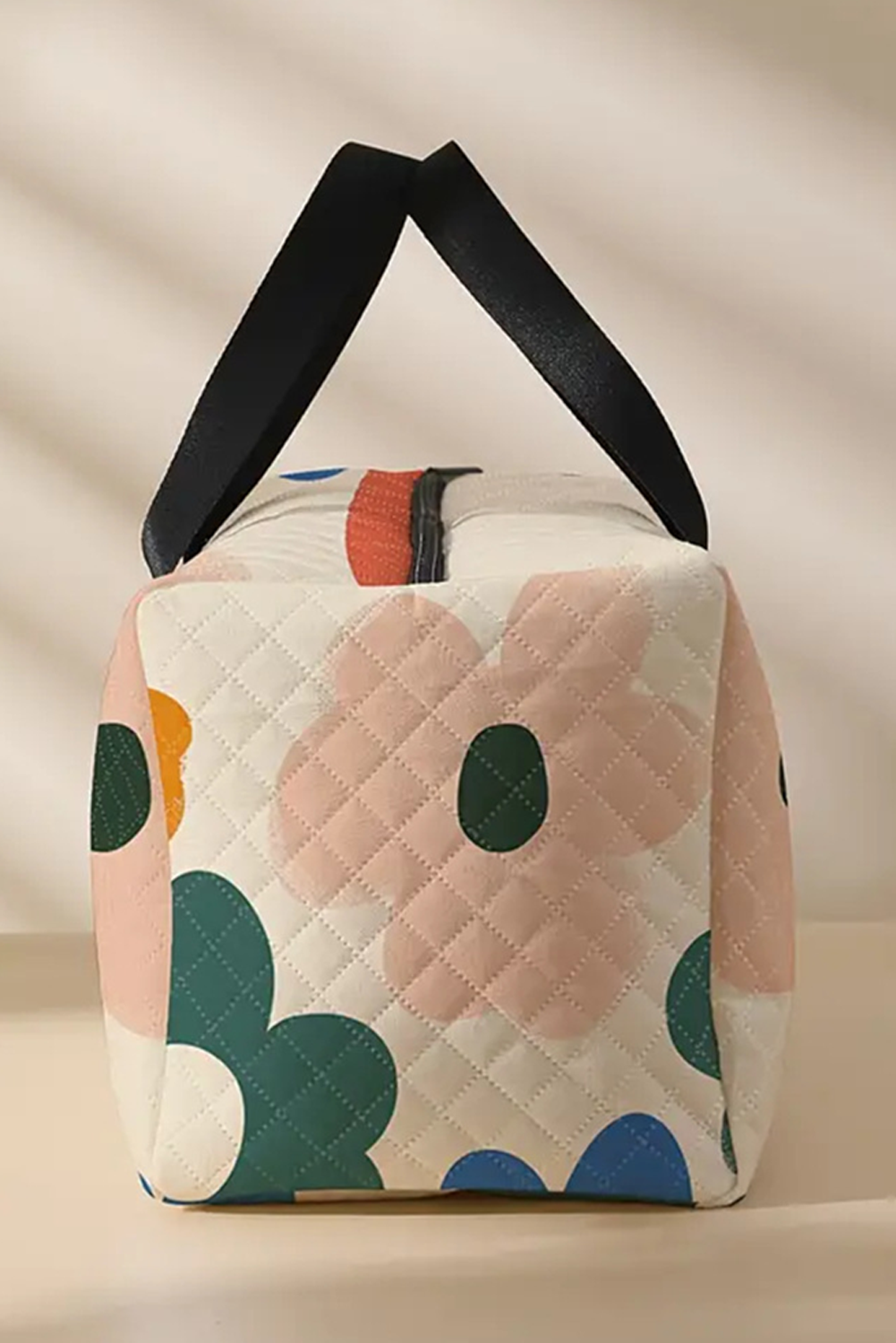 White Flower Duffel Bag