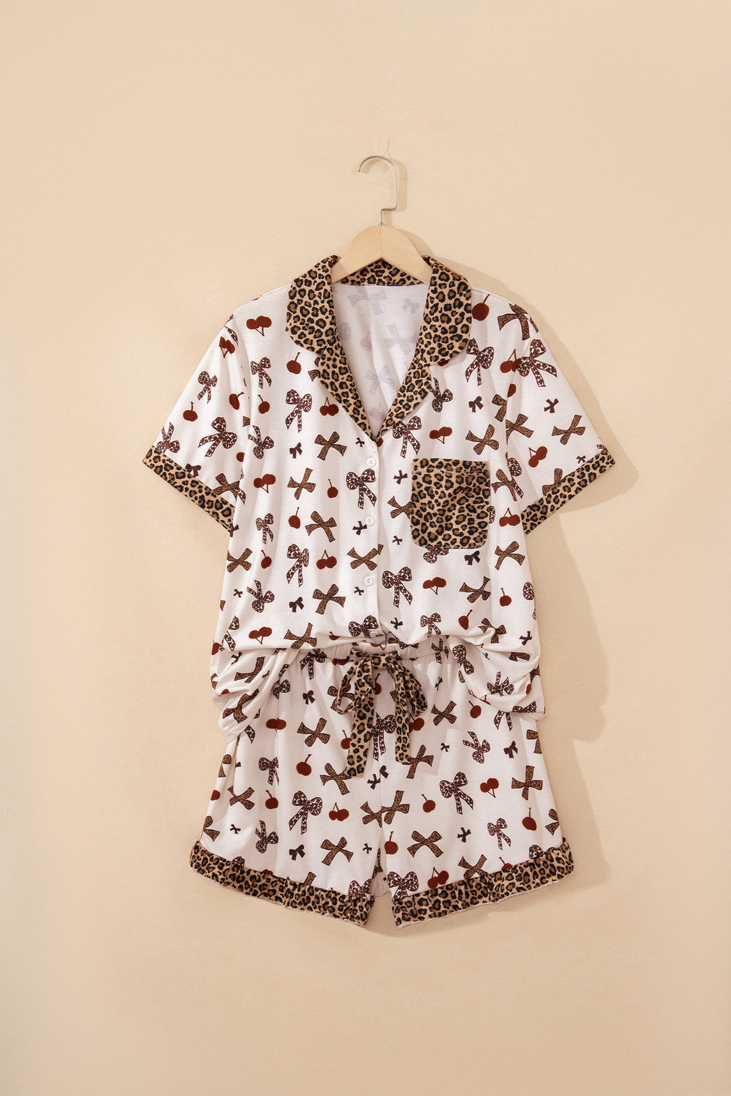Cherry Bow PJ Set