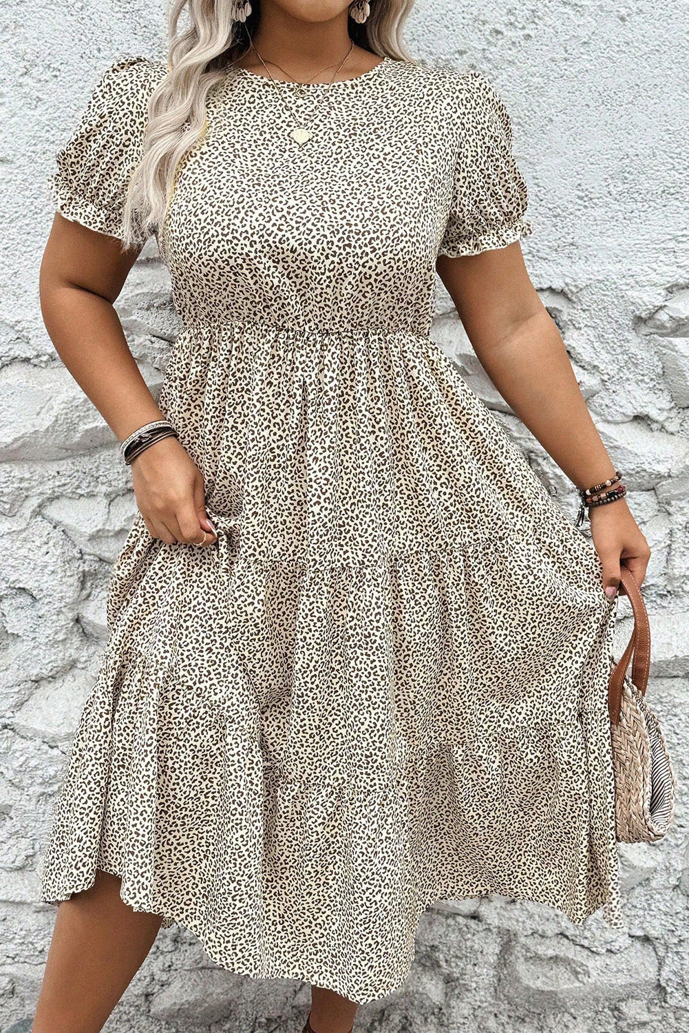 Soft Leopard Dress