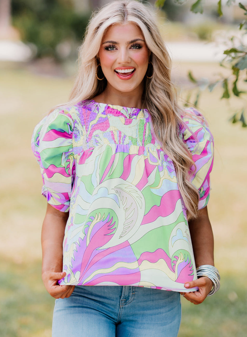 Garden Muse Statement Blouse