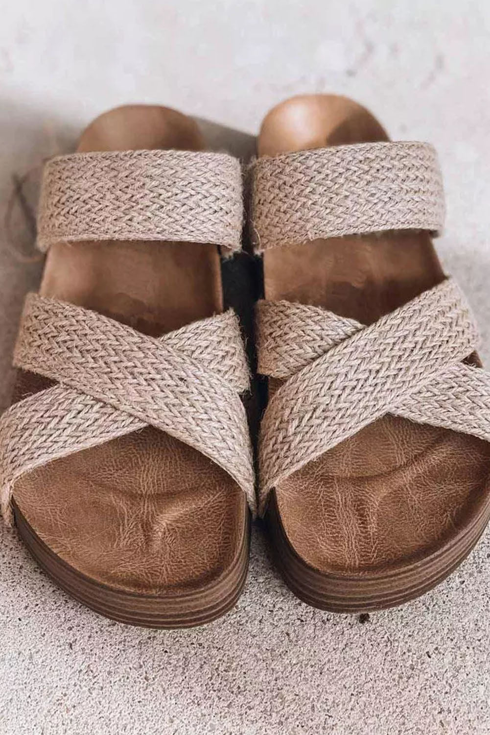 Everyday Chic Woven Slides