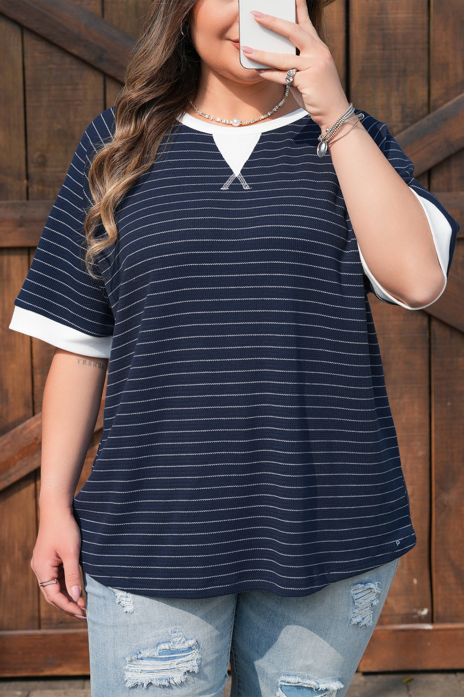 Sailing Navy Stripe Shirt