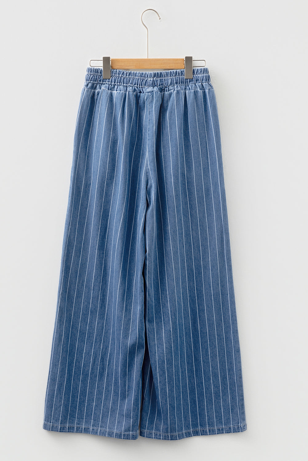 Stripe Wide Leg Tied Pants