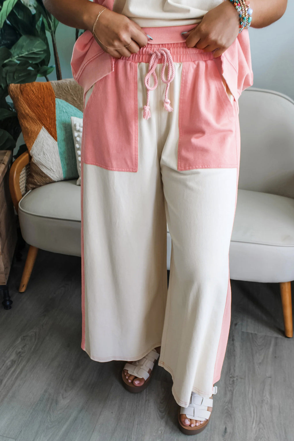 Blush Cream Lounge Set