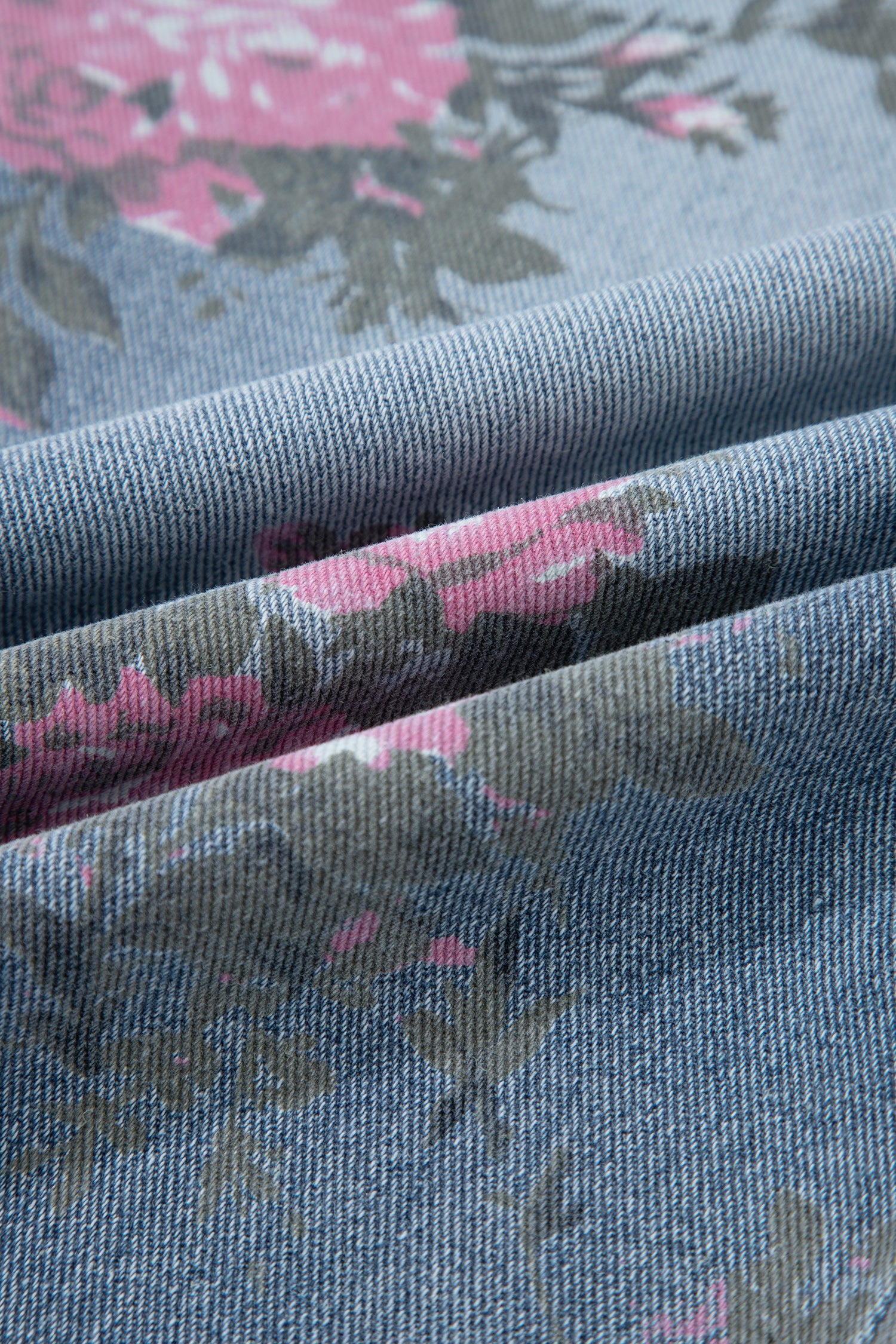 Floral Print Casual Jeans