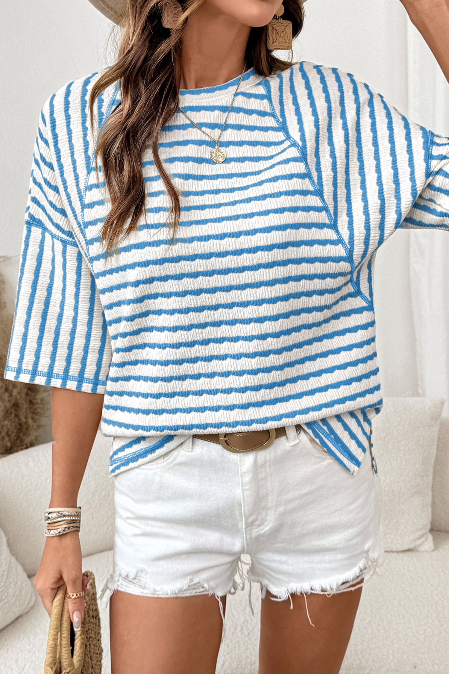 Coastal Breeze Striped Top
