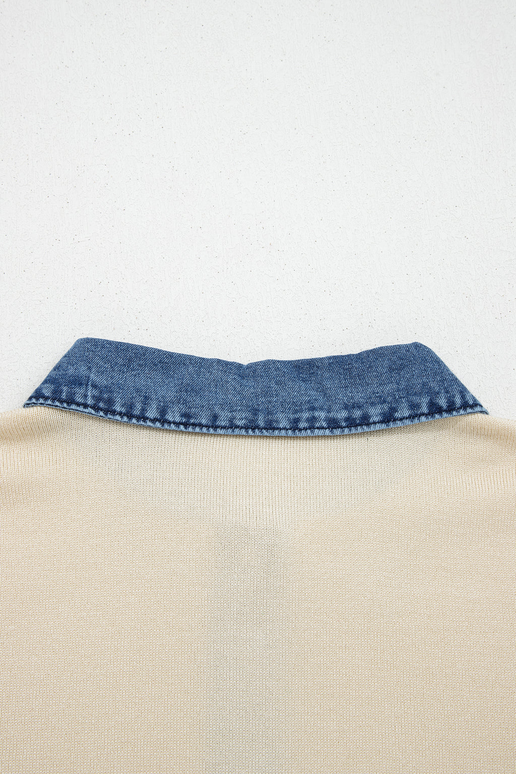 Elegant Short Sleeve Knit Sweater